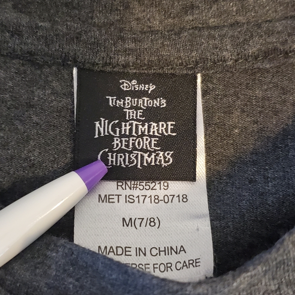 Jack Skellington Color Changing Top - Picture 6 of 6